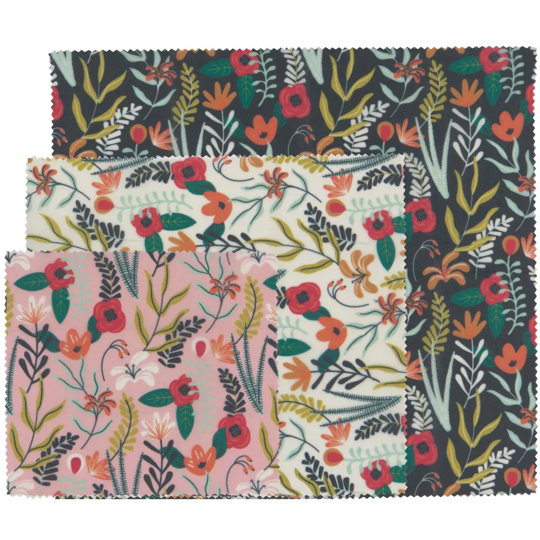 Beeswax Wrap S/3 Floral