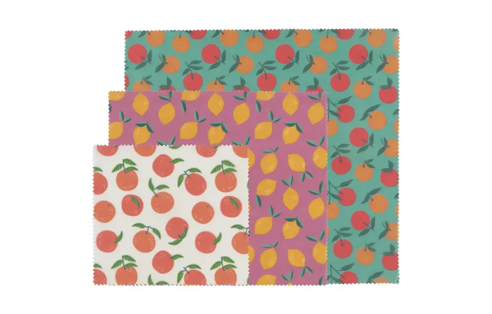 Beeswax Wrap S/3 Citrus