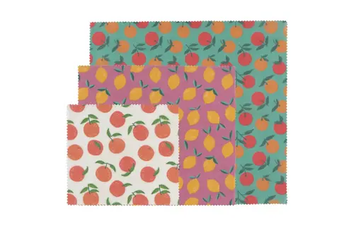 Beeswax Wrap S/3 Citrus