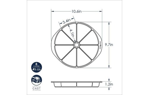 Baking Pan Platinum Scottish Scone Pan