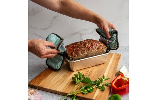 Baking Pan Naturals Meat Loaf Pan & Lifting Trivet