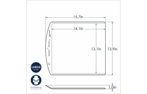 Cookie Sheet Naturals 14" x 13"