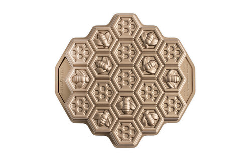 Cake Pan Gold Honey Comb Pull-Apart