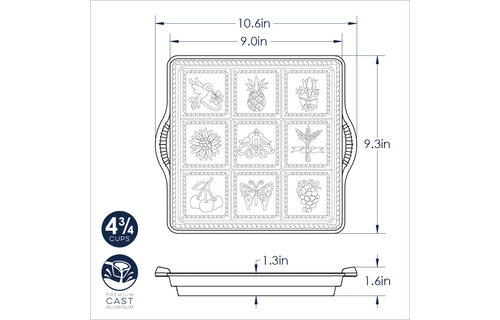 Baking Pan Platinum English Shortbread