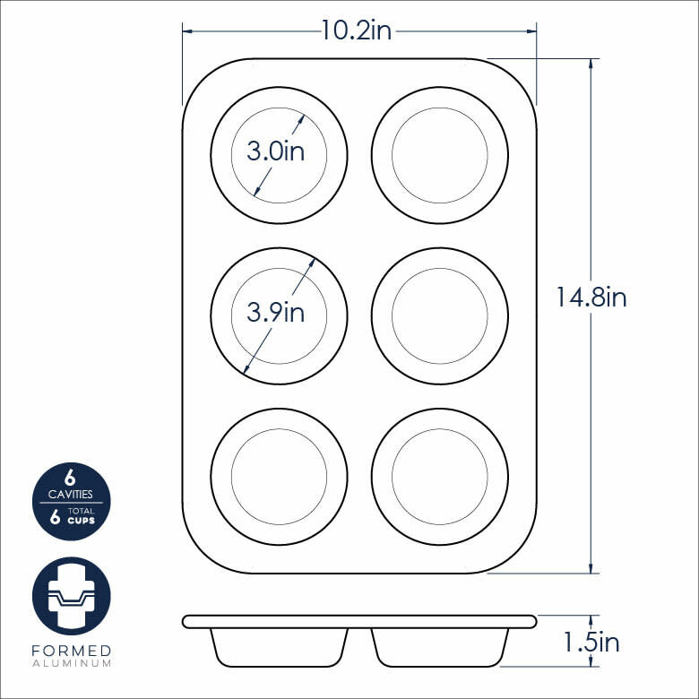 Muffin Pan Jumbo Coffee Shop