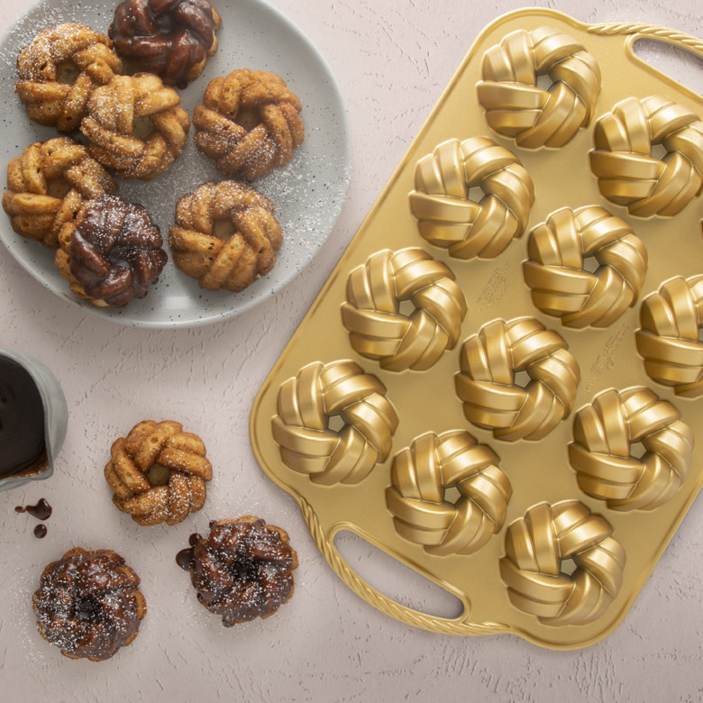 Bundt Pan Gold Braided Bites