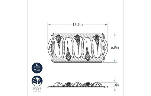 Cake Pan Gold Corn Bread