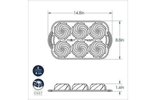 Bundt Pan Gold Heritage Bundtlette