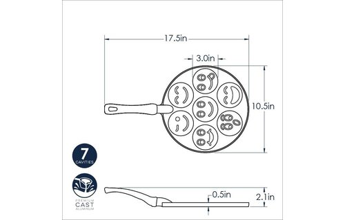 Pancake Pan Smiley Face