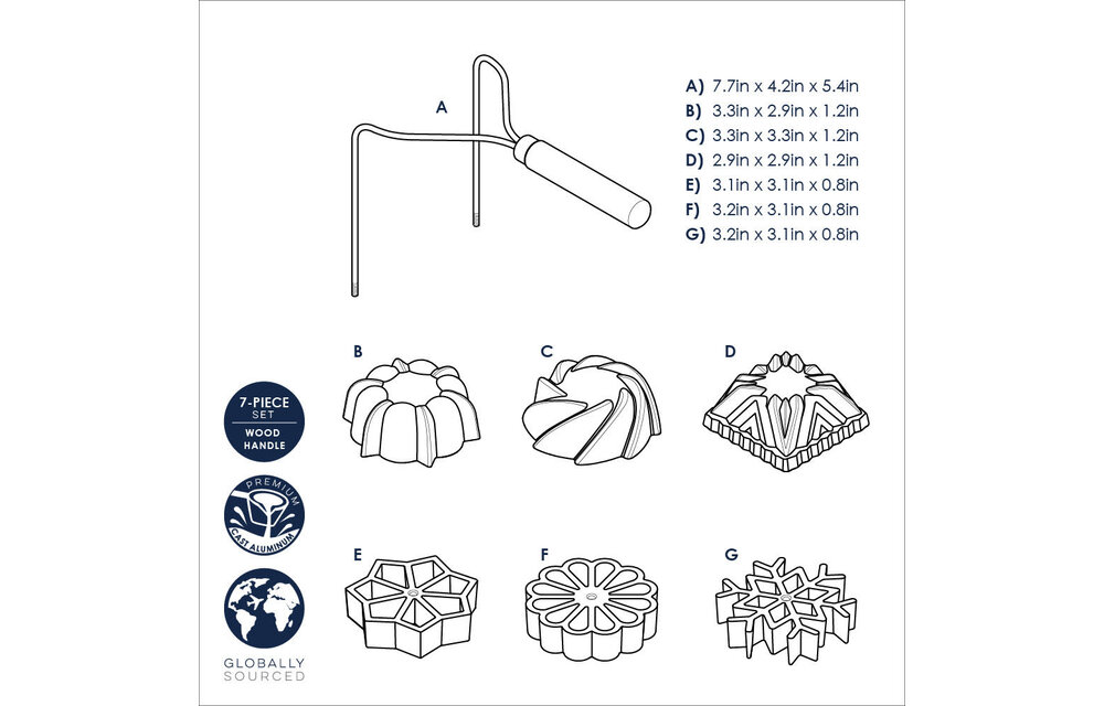 Swedish Rosette & Timbale Set