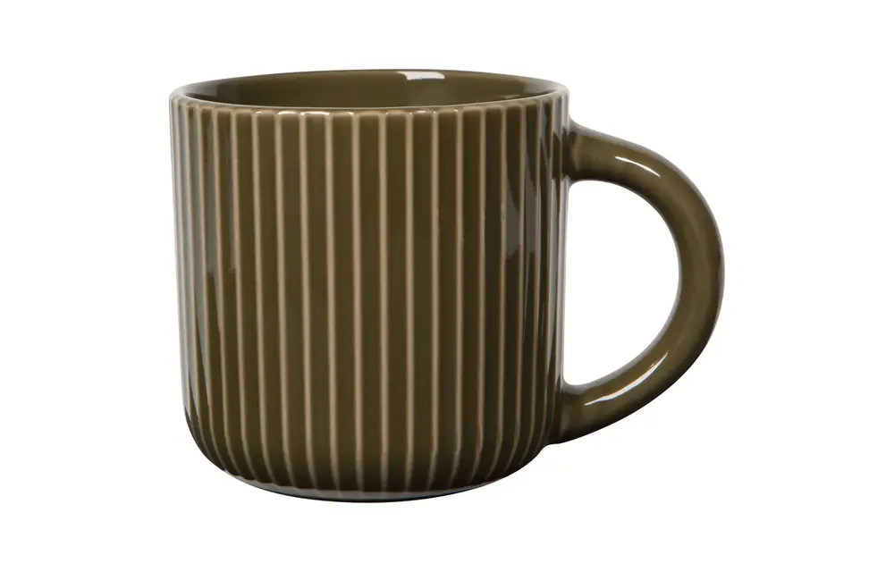 Mug Fluted Olive Branch