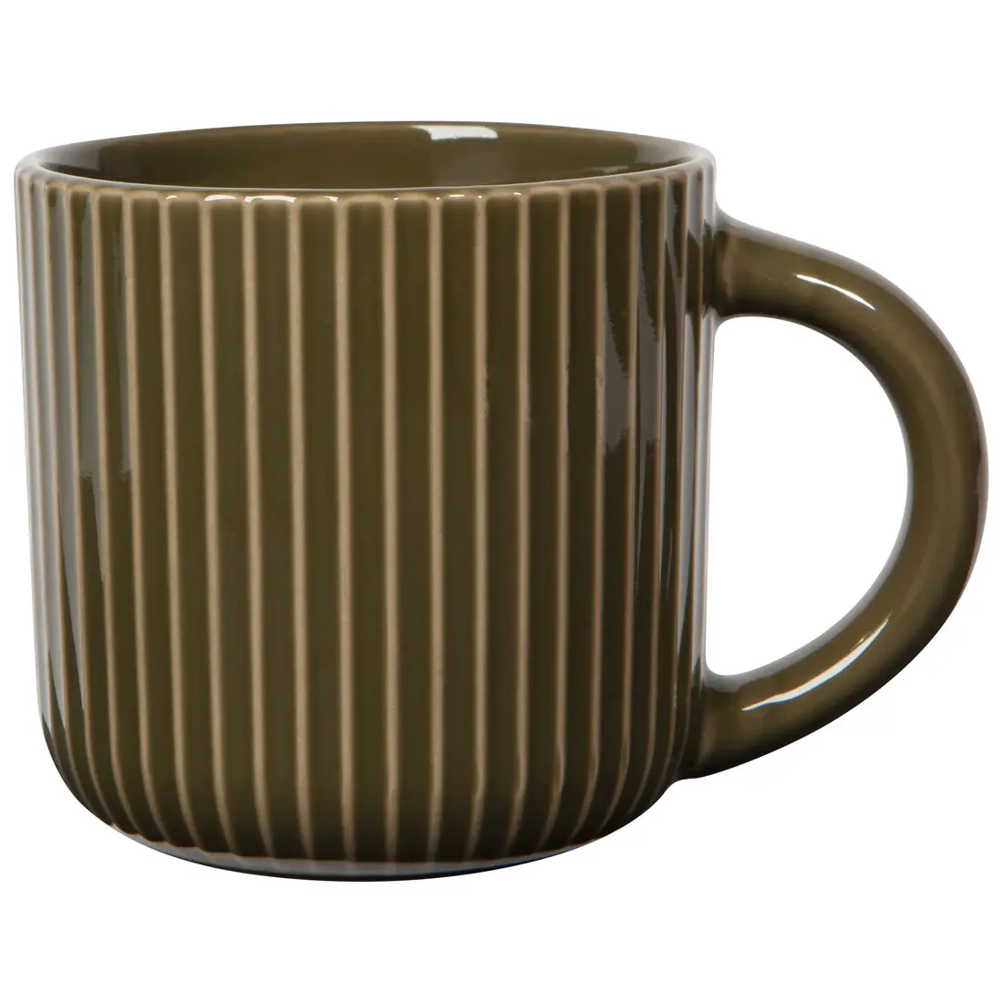 Mug Fluted Olive Branch