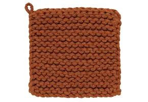 Heirloom Knit Potholder Cinnamon Stick