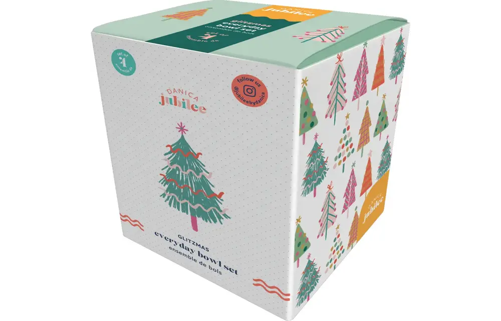 Glitzmas Everyday Bowls Set of 4