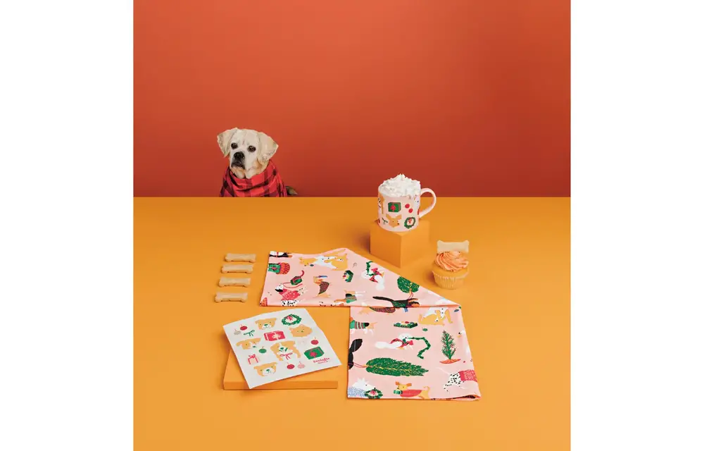 Dishtowel Set of 2 Holiday Hounds