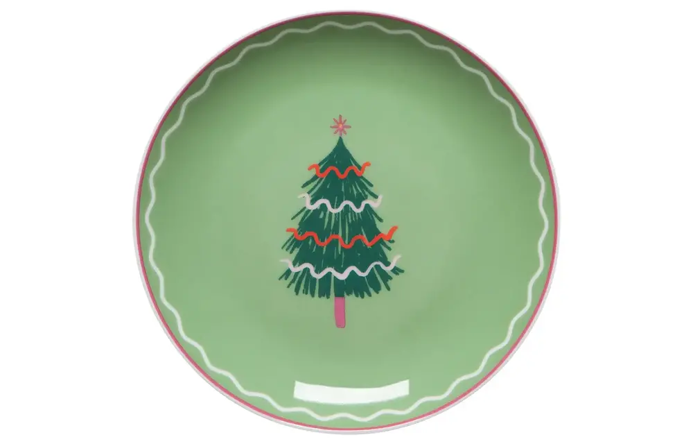 Glitzmas Appetizer Plates Set of 4