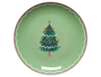 Glitzmas Appetizer Plates Set of 4