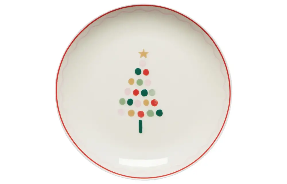 Glitzmas Appetizer Plates Set of 4
