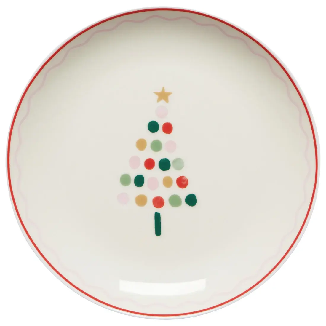 Glitzmas Appetizer Plates Set of 4