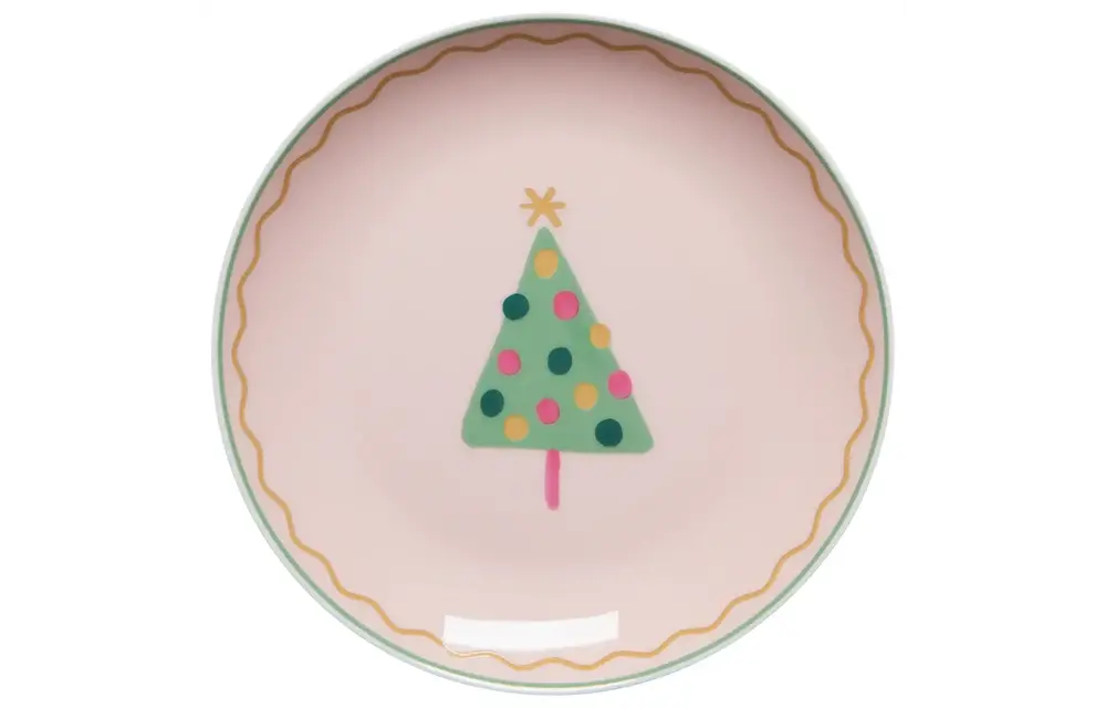 Glitzmas Appetizer Plates Set of 4