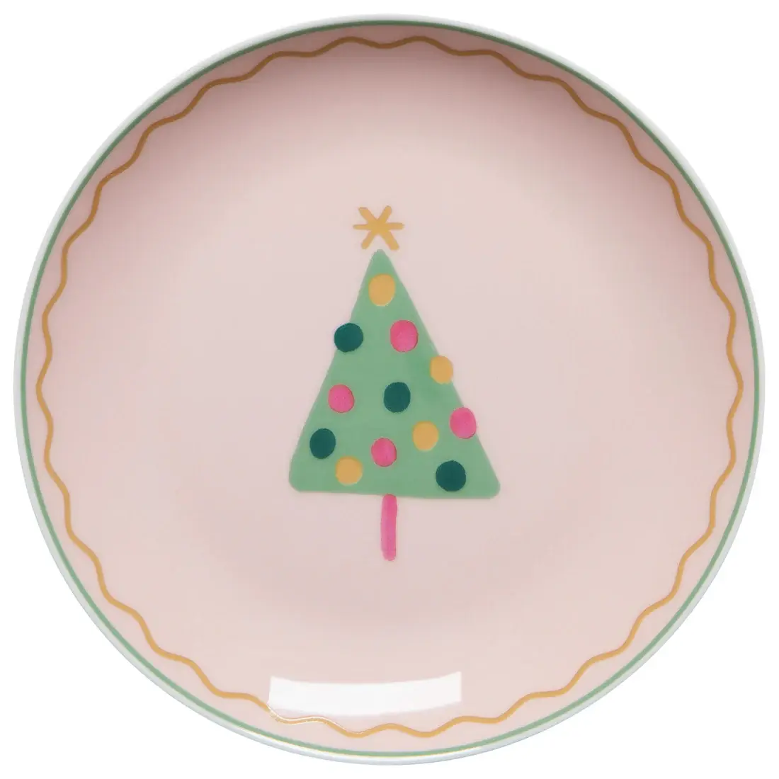 Glitzmas Appetizer Plates Set of 4