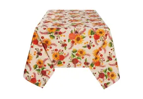 Sunflower Splendor Printed Tablecloth 60'' x 120''