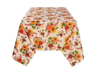 Sunflower Splendor Printed Tablecloth 60'' x 120''