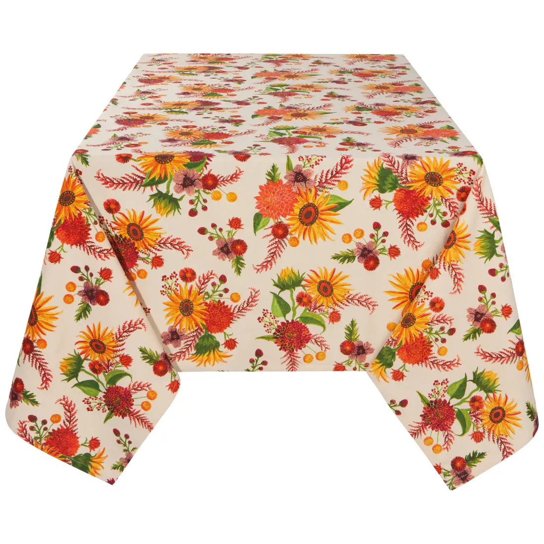 Sunflower Splendor Printed Tablecloth 60'' x 120''