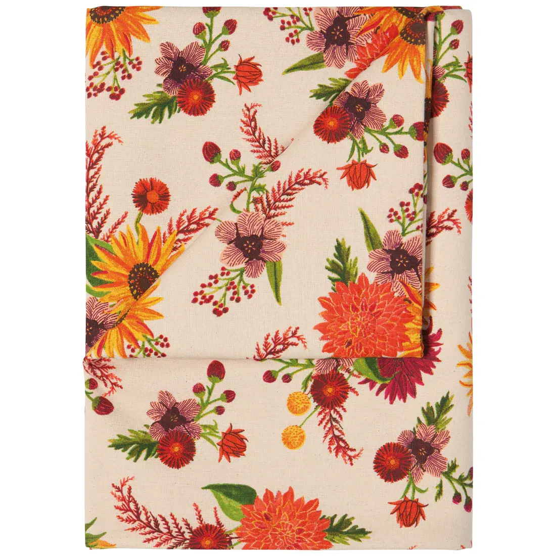 Sunflower Splendor Printed Tablecloth 60'' x 120''