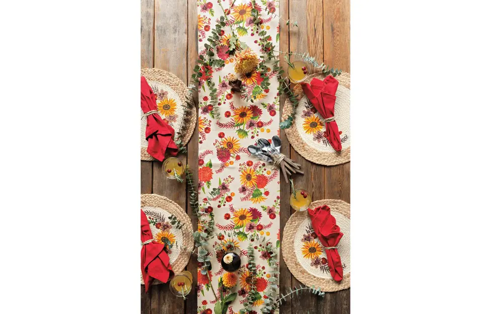 Table Runner 13" X 72" Sunflower Splendor
