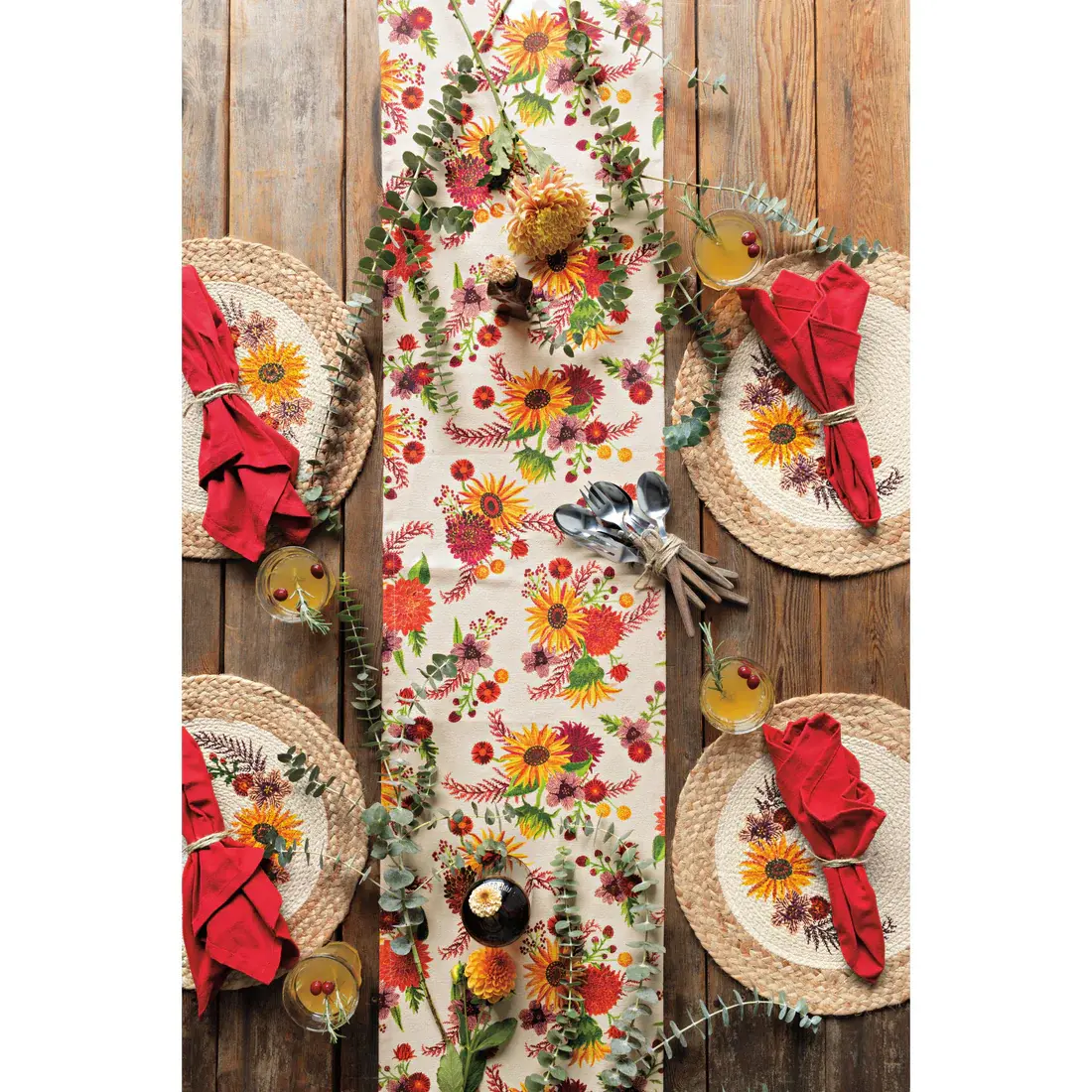 Table Runner 13" X 72" Sunflower Splendor