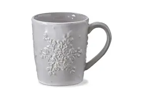 Snowflake Embossed Mug