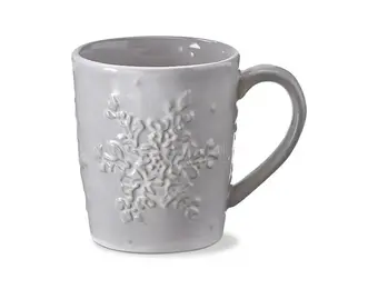 Snowflake Embossed Mug