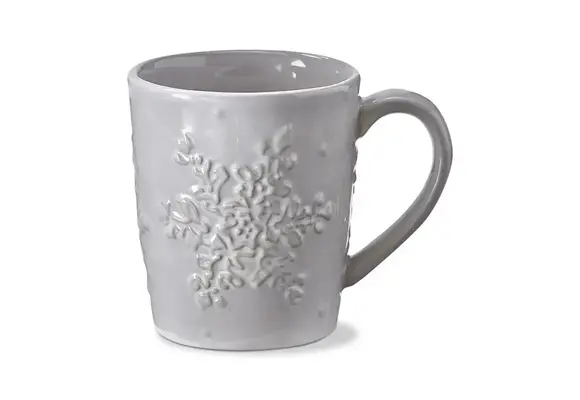 Snowflake Embossed Mug