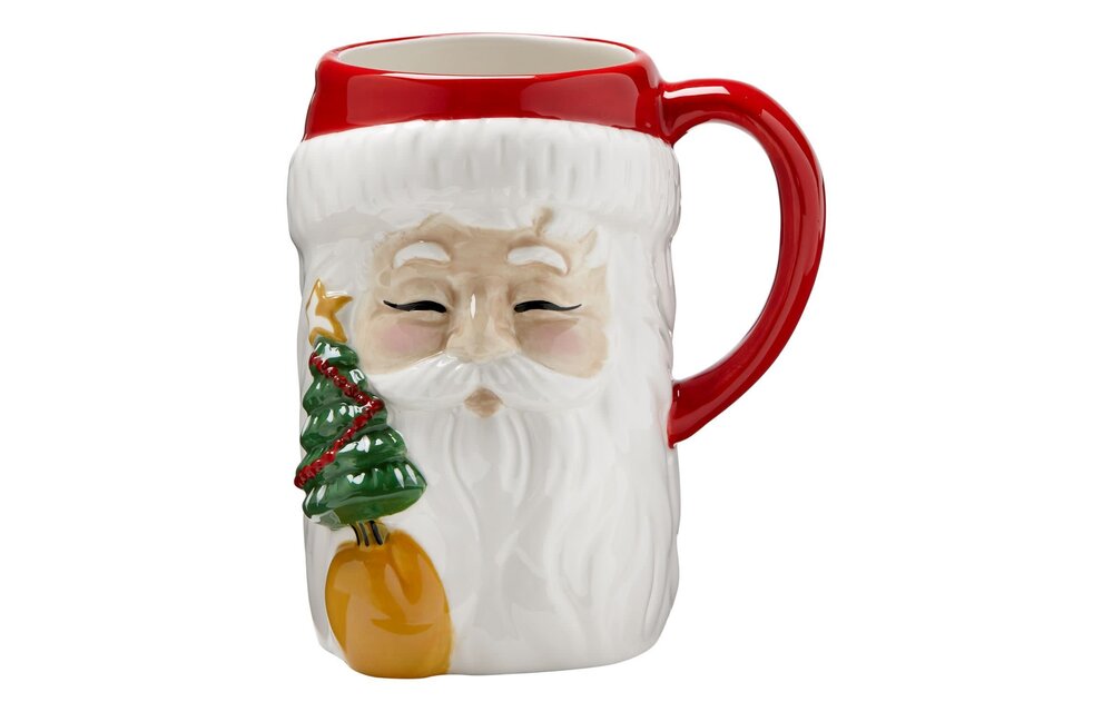 Vintage Santa Mug Tall