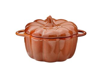 Individual Orange Pumpkin Baker