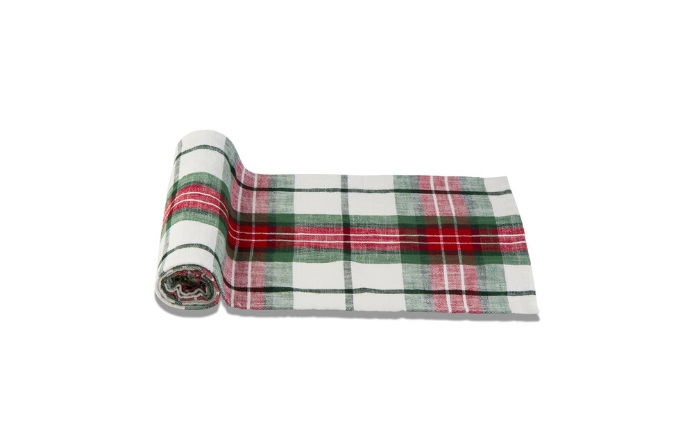 Runner Festive Plaid