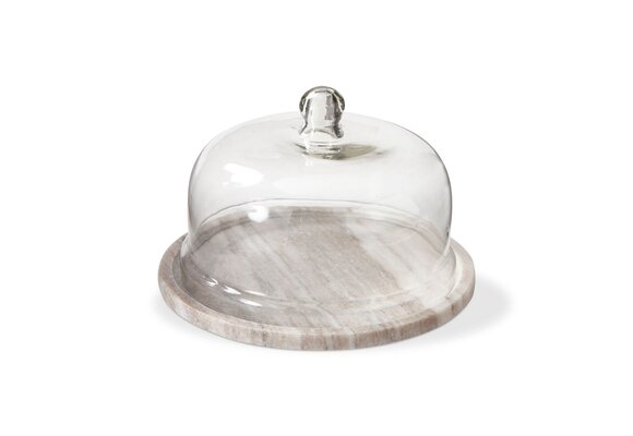 Onyz Marble Board w/ Glass Dome Set