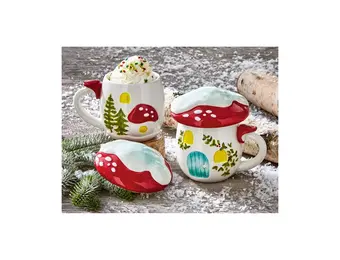 Mushroom Lidded Mug