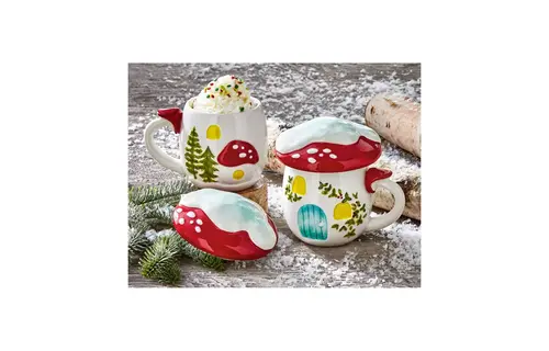 Mushroom Lidded Mug