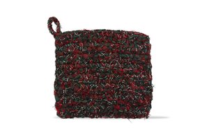 Potholder - Chindi Crochet Plaid