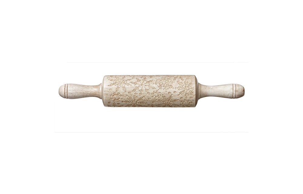 Let It Snow Embossed Rolling Pin