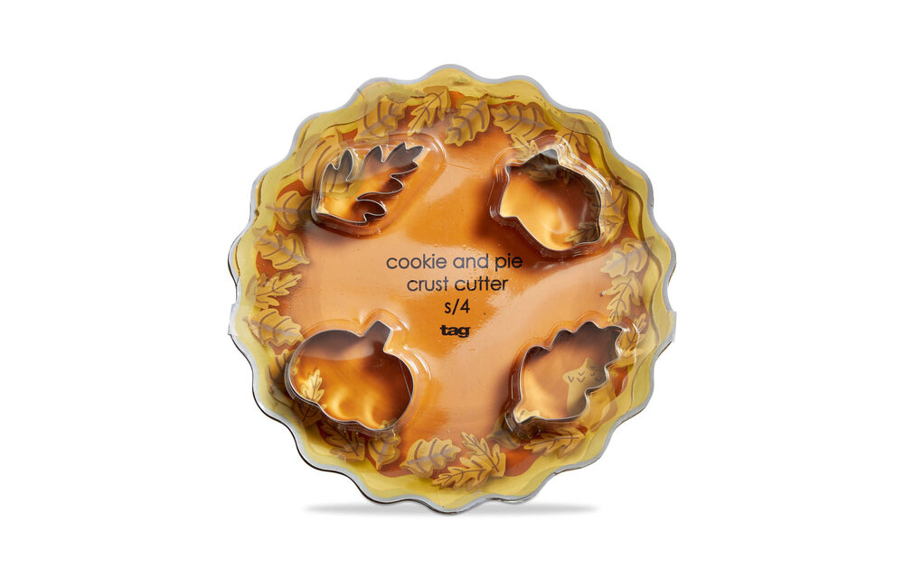 Fall Cookie/Pie Crust Cutter S/4