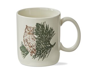 Wilde Pine Trees Owl Mug