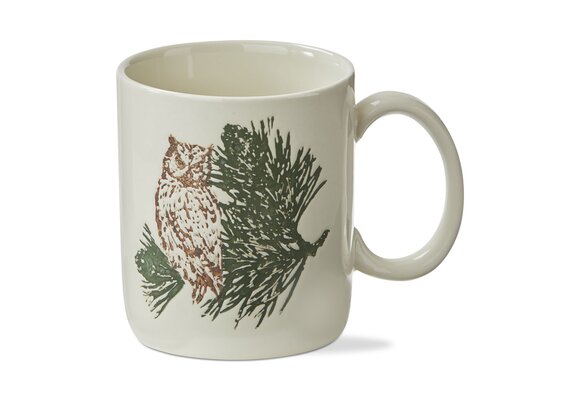 Wilde Pine Trees Owl Mug