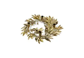 Botanical Wreath Taper Candle Holder