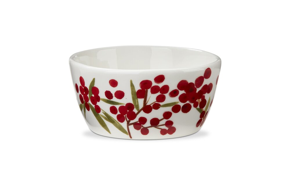 Sprig Snack Bowl Red Multi