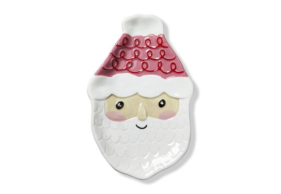 Santa Tidbit Plate