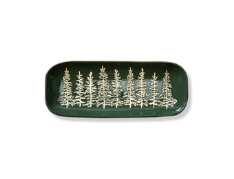 Wilde Pine Tree Rectangle Platter