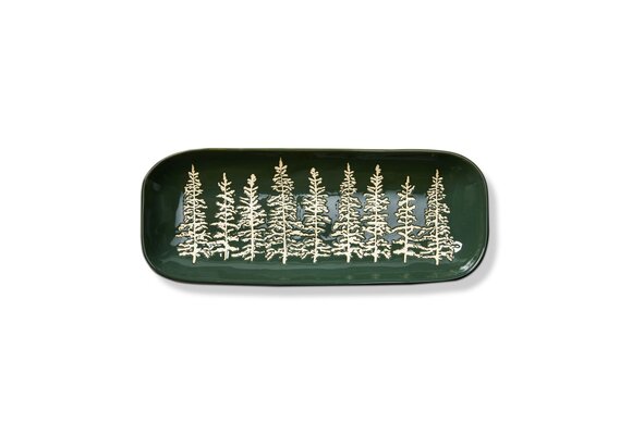 Wilde Pine Tree Rectangle Platter